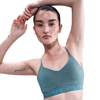 NIKE Women Training Indy Light Support Padded Adjustable Sports Bra Pakaian Fitness Wanita [FD1063-0