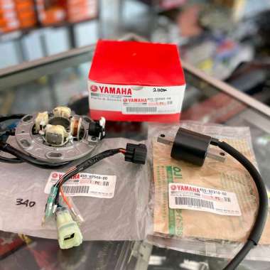 Pengapian Full Set Racing Yamaha YZ125 YZ 125 CDI Magnet Spul Soket Original YGP 4SS 1C3 KoilSpullSo