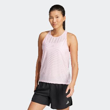 adidas Women Tank Top Own The Run Baju Lari Wanita [JD4147] A/XL Clear Pink