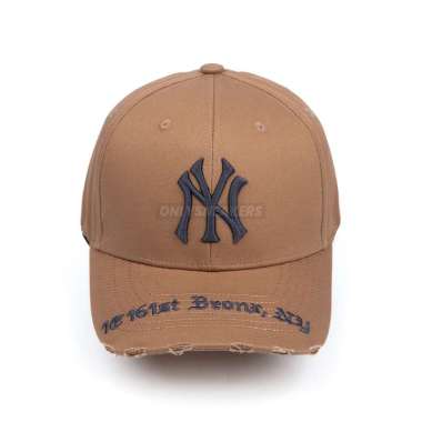 MLB GOTHIC ADDRESS BALL CAP NEW YORK YANKEES BROWN