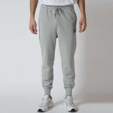 Converse Standard Fit Star Chev Emb Pant Celana Pria Vintage Grey Heather CONMP1045035 L
