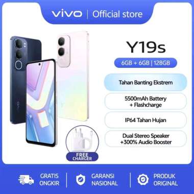 Vivo Y19s Ram 6/128Gb New Garansi Resmi