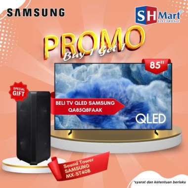 Samsung Qled Tv 85 Inch Q8F 4K Vision AI Smart Tv QA85Q8FAAKXXD / 85Q8F 2025 Garansi Resmi