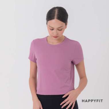 HAPPYFIT Swift Run Short Sleeve M Rose