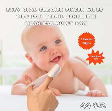 Finger wipes baby oral cleaner tisu jari pembersih mulut dan lidah bayi Oral jari bayi Oral Jari Bay