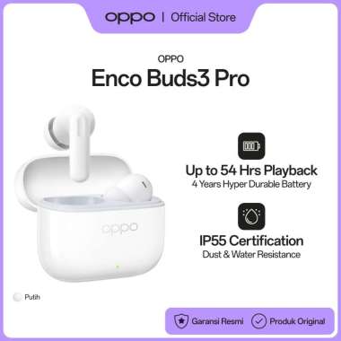 OPPO Enco Buds3 Pro True Wireless Earbuds White