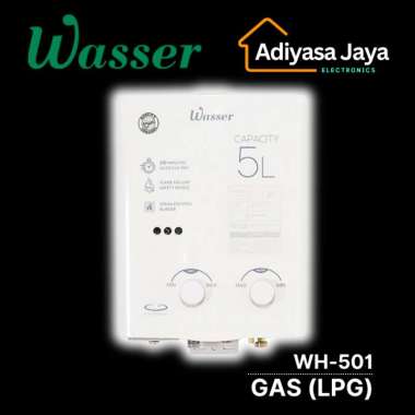 Gas Water Heater WH 501 LPG (Wasser) / Pemanas Air Gas / Elpiji