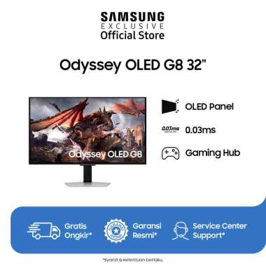 Samsung Odyssey OLED G8 32" G80SD OLED 240Hz 4K UHD Speaker HAS Pivot