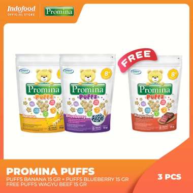 Paket Promina Puffs 2 + 1 Pcs