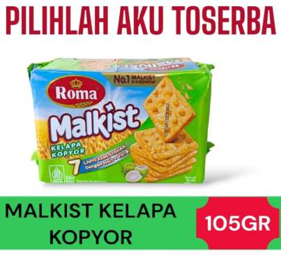 Biskuit Roma Malkist KELAPA KOPYOR 105 gr - ( HARGA SATUAN )