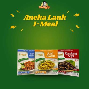 Lauk Instan Kari Ayam, Tuna Asam Pedas, Rendang | Lauk Siap Saji Imeal 90g GULAI IKAN TUNA