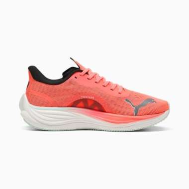 PUMA Men Running Velocity NITRO 3 Sepatu Lari Pria [37774824] 9 Glowing Red-Black