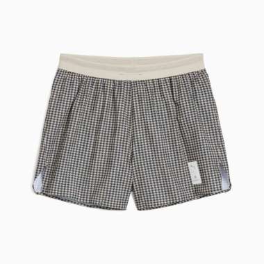 PUMA X SAYSKY Men Running Short AOP [52695871] L New Navy-Desert Dust