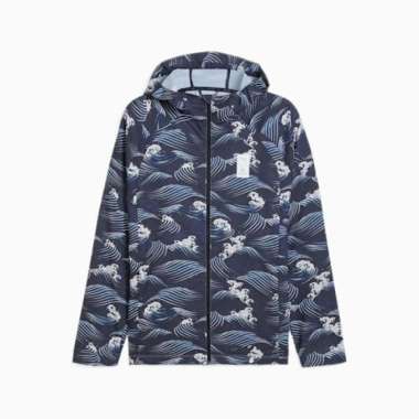 PUMA X SAYSKY Unisex Running Jacket AOP [52695916] L New Navy