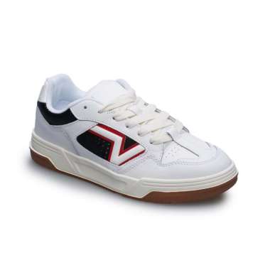 Vans Upland Sepatu Sneaker - White/Black [Vn000D6Fyb2] 11.5
