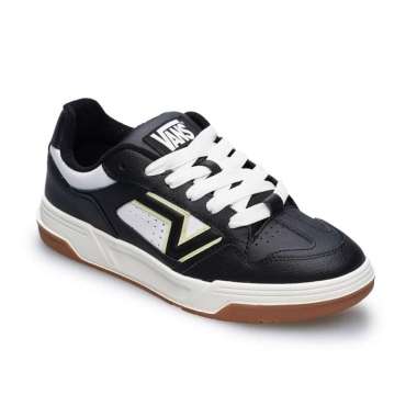 Vans Upland Sepatu Sneaker - Black/Lime [Vn000D6Fgbk] 8.5