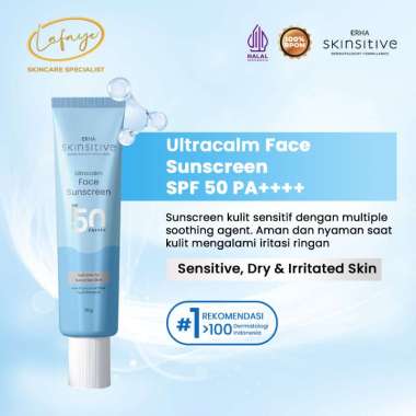 Sunscreen ERHA Skinsitive Ultracalm Face SPF 50 PA++++ - Hybrid Sunscreen for Sensitive Skin