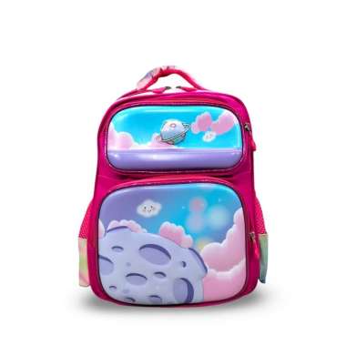 TAS ALTO 42579 G-7 RANSEL ANAK SEKOLAH PEREMPUAN TK KARAKTER Galaxy Pink
