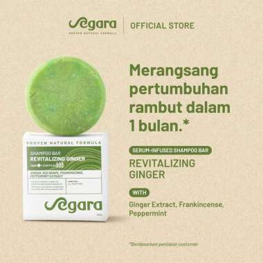 Segara Naturals Revitalizing Ginger Shampoo Bar NonSLS - Anti Rontok Ginger 25g