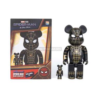 アメコミ BE@RBRICK SPIDER-MAN BLACK COSTUME 400 BE@RBRICK SPIDER-MAN BLACK COSTUME& 400％