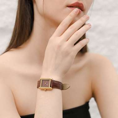 Jam Tangan Wanita Les Catino Karty Watch -Croco Green