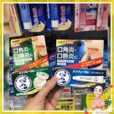 ROHTO Mentholatum Medical Lip Jepang jar