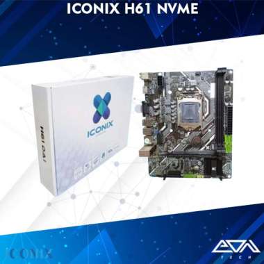 ICONIX H61 Nvme MOTHERBOARD Socket 1155