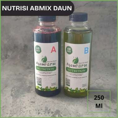 Nutrisi hidroponik Ab mix sayuran daun 250ml