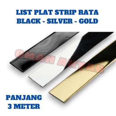 10CM List Lis Plat Strip Mirror Plat Besi 100mm MIRROR GOLD 100 MM