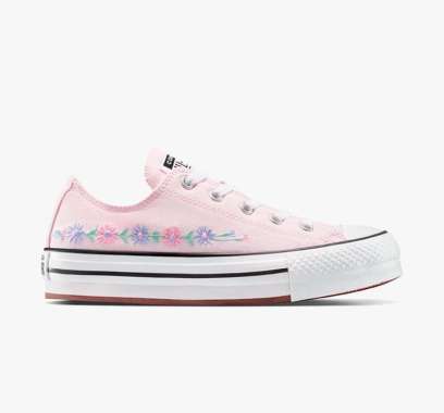 Converse Kid Chuck Taylor All Star EVA Lift Sugar Berry/White/Black (CONA14995C) 7 Sugar Berry/White