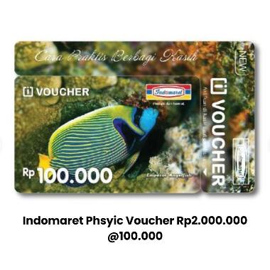 Indomaret Voucher Physic Rp 2,000,000 [@Rp 100,000]