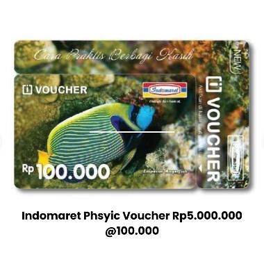 Indomaret Voucher Physic Rp. 5.000,000 [@Rp 100,000]