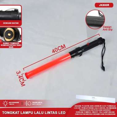 Lampu Tongkat Parkir Senter Parkir Tongkat Polisi Lalu Lintas Led Tongkat Parkir Lalin Stik Parkir J