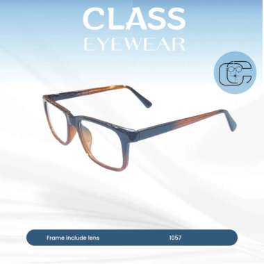 Kacamata minus dan plus antiradiasi 1057 brown untuk membantu penglihatan jarak jauh dan jarak dekat