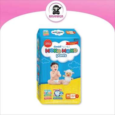 Moko Moko Genki Pants Popok Celana Ukuran M [34 Pcs]