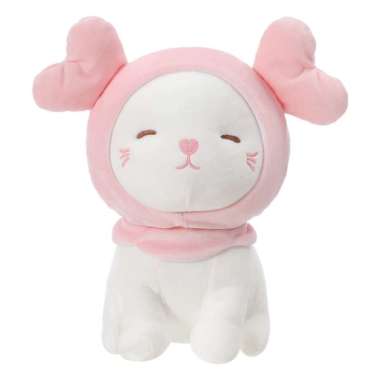 MINISO Boneka Lucu Kucing Boneka Lembut Mainan Mewah Kucing dengan Penutup Mata Kado Anak Plush Toy 