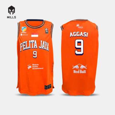 MILLS NAMESET JERSEY PELITA JAYA BASKETBALL ( HANYA NAMA DAN NOMOR SAJA ) JAWATO 13 AWAY