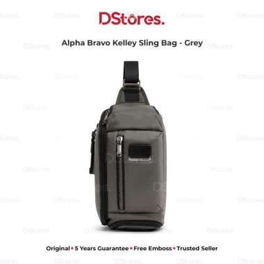 TUMI Tas Selempang Alpha Bravo Kelley Sling Bag - Grey