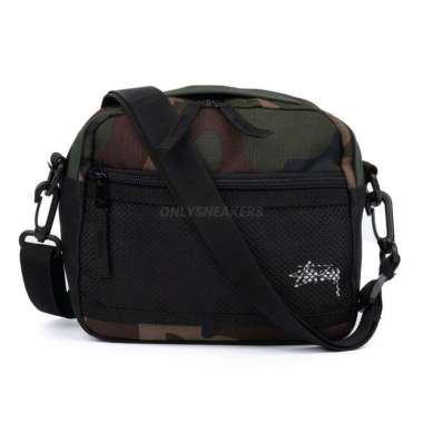 STUSSY STOCK POUCH WOODLAND CAMO