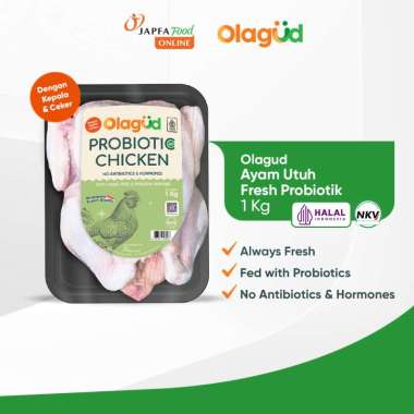 [Ready Stock] Olagud Ayam Utuh Fresh Probiotik 1 kg