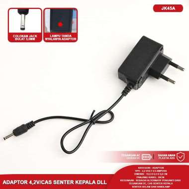 AC POWER ADAPTOR AC DC 5V 500MA Power Supply Adapter AC to DC 3.5mm JK45A