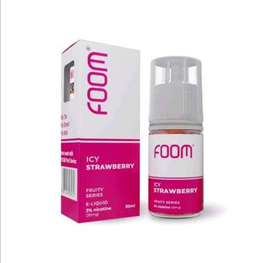 FOOM Liquid 30ml Refill Pod / Liquid Saltnic Pods Icy Strawberry