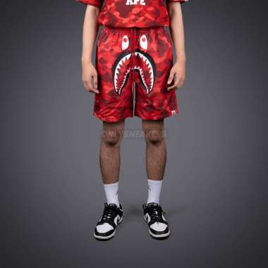 BAPE COLOR CAMO SHARK BEACH SHORTS M