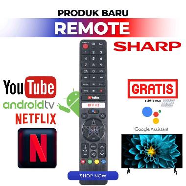 Remot Remote TV Led Lcd Plasma Remot Sharp Smart Tv Aquos Remote Smart Tv Sharp Sharp Smart NEW