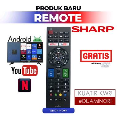 Remot Remote TV Led Lcd Plasma Remot Sharp Smart Tv Aquos Remote Smart Tv Sharp Sharp Smart TV