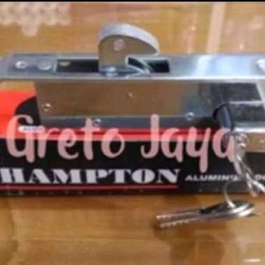 Kunci HP Pintu Swing Lurus Alumunium Almunium Aluminium HAMPTON 5123 GANTOL / KAIT