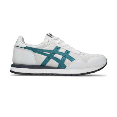 ASICS Unisex Tiger Runner II-1203A612.101 6.5 White/Blue Teal