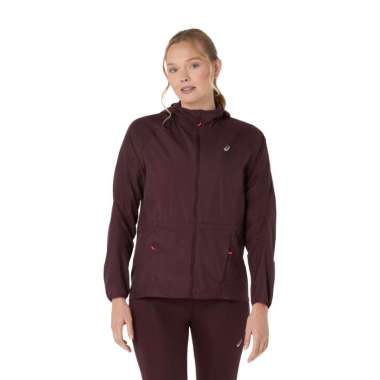 ASICS Women Road Packable Jacket -2012D076.600 XS Dark Currant