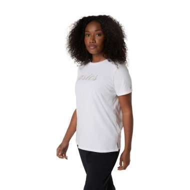 ASICS Women Asics Graphic Tee -2032D277.100 S Brilliant White