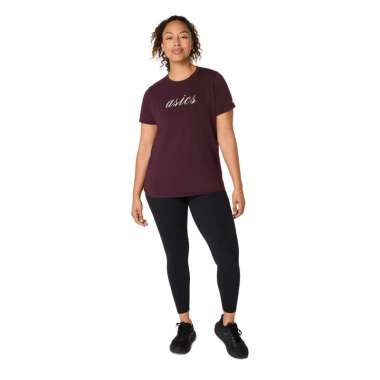 ASICS Women Asics Graphic Tee -2032D277.600 L Dark Currant